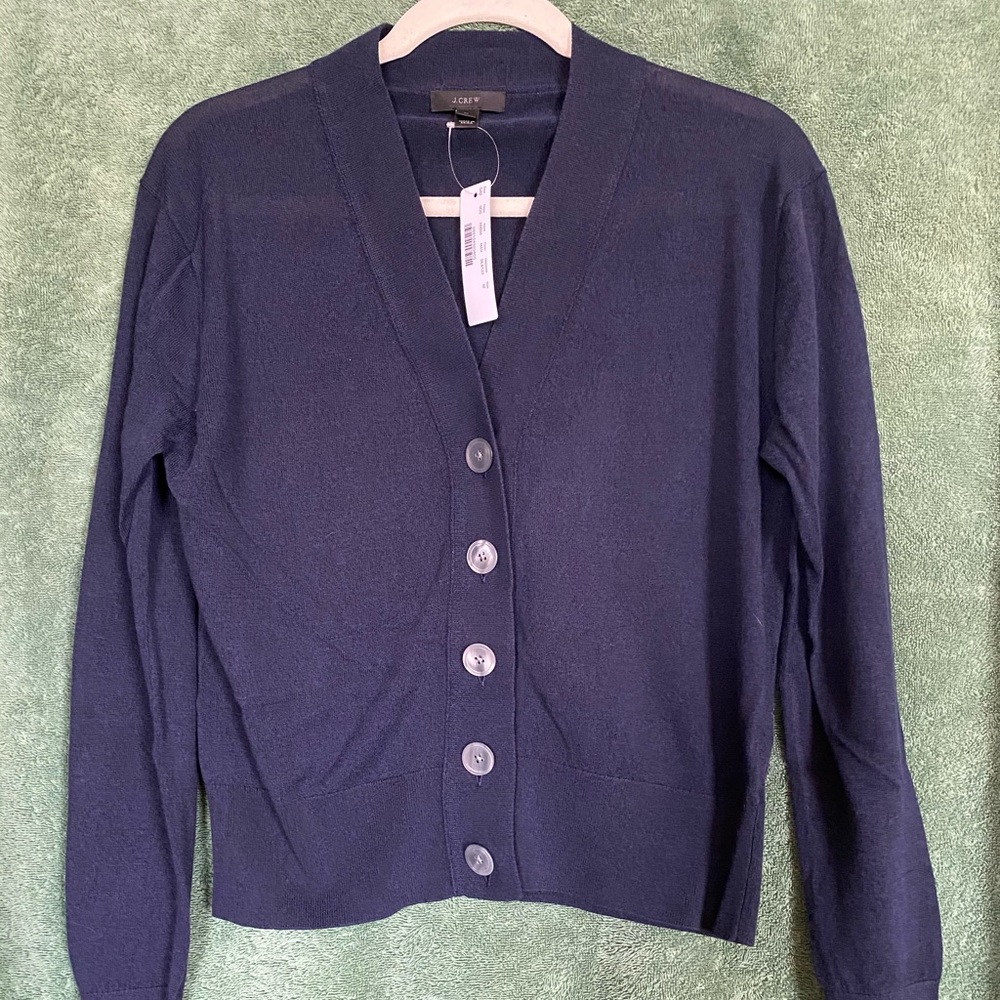 J Crew V Neck Cardigan NWT